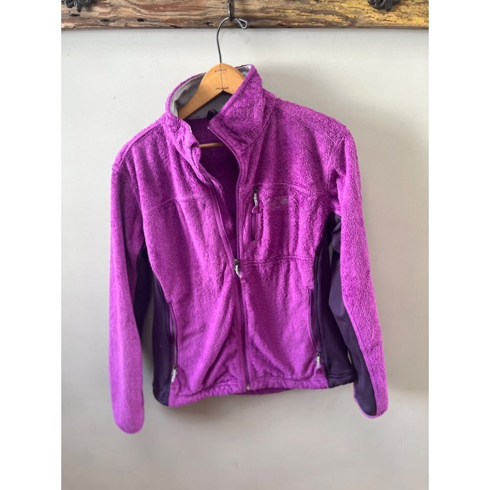 Mountain Hardware Purple Fleece Zip Up Jacket-‎ Size S